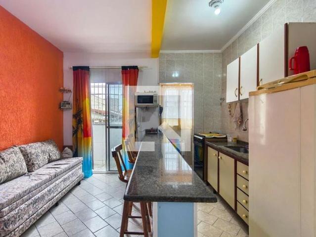 Apartamento para Locação em Praia Grande/SP Vila Caiçara 1 Quartos