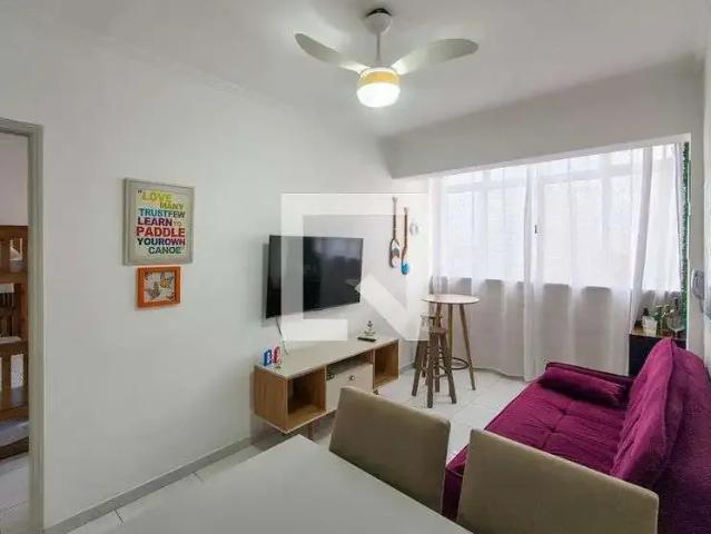 Apartamento para Locação em Praia Grande/SP Vila Caiçara 1 Quartos