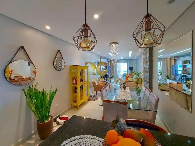 Apartamento para Locação em Praia Grande/SP Canto do Forte 3 Quartos