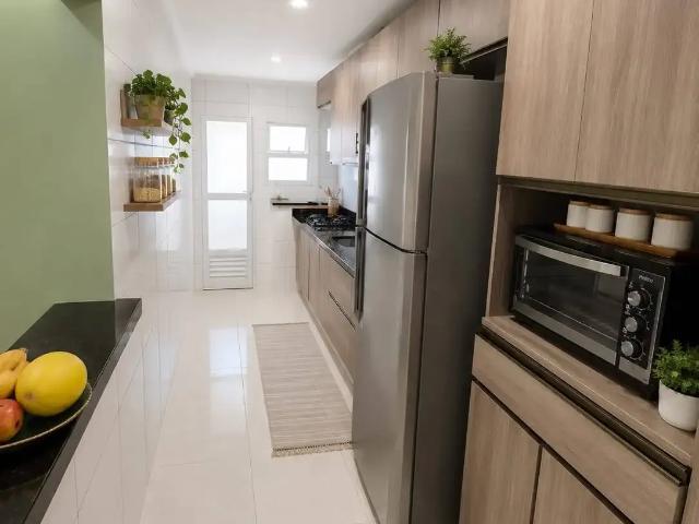 Apartamento para Locação em Praia Grande/SP Ocian 3 Quartos