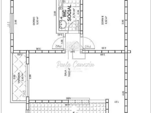 Apartamento para Locação em São José dos Campos/SP Monte Castelo 2 Quartos