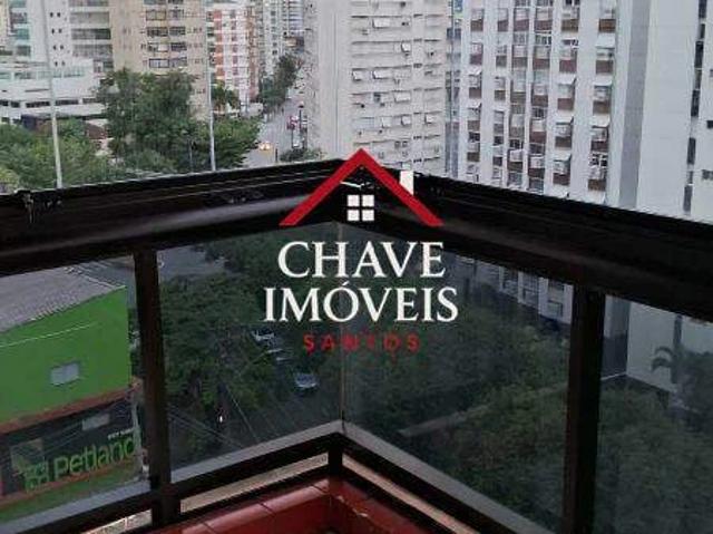 Apartamento para Locação em Santos/SP Ponta da Praia 3 Quartos