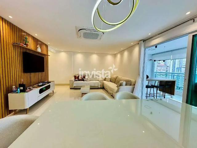 Apartamento para Locação em Santos/SP Ponta da Praia 3 Quartos