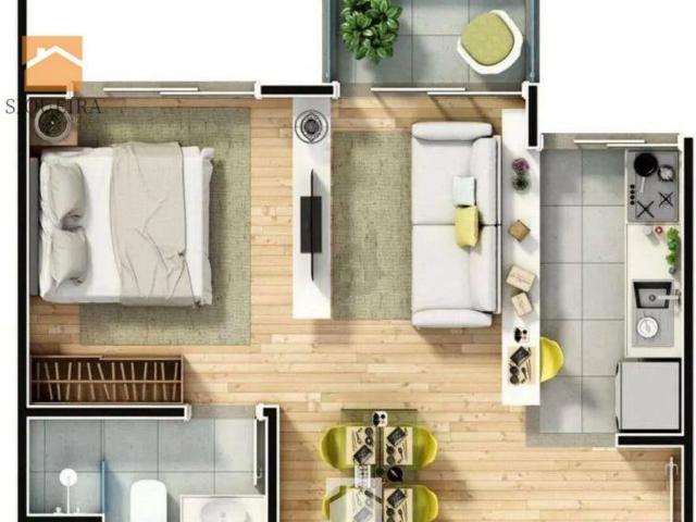 Apartamento para Locação em Sorocaba/SP Jardim Portal da Colina 1 Quartos
