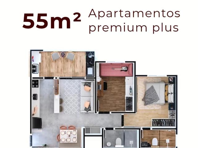 Apartamento para Locação em Sorocaba/SP Vila Carvalho 2 Quartos