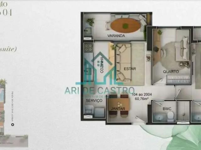 Apartamento para Venda em Maceió/AL Cruz das Almas 2 Quartos