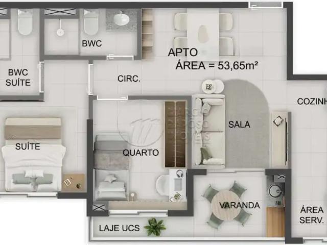 Apartamento para Venda em Maceió/AL Jacarecica 2 Quartos