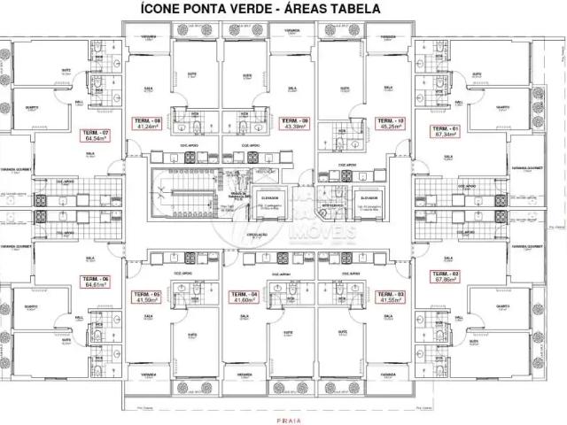 Apartamento para Venda em Maceió/AL Ponta Verde 1 Quartos