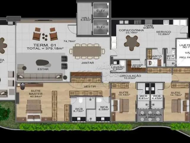 Apartamento para Venda em Maceió/AL Ponta Verde 4 Quartos