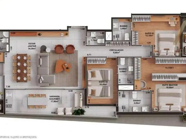 Apartamento para Venda em Manaus/AM Adrianópolis 3 Quartos