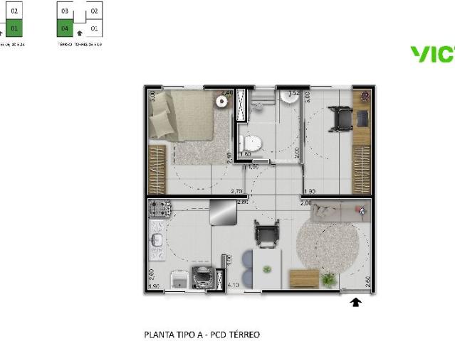 Apartamento para Venda em Maracanaú/CE Pajuçara 2 Quartos