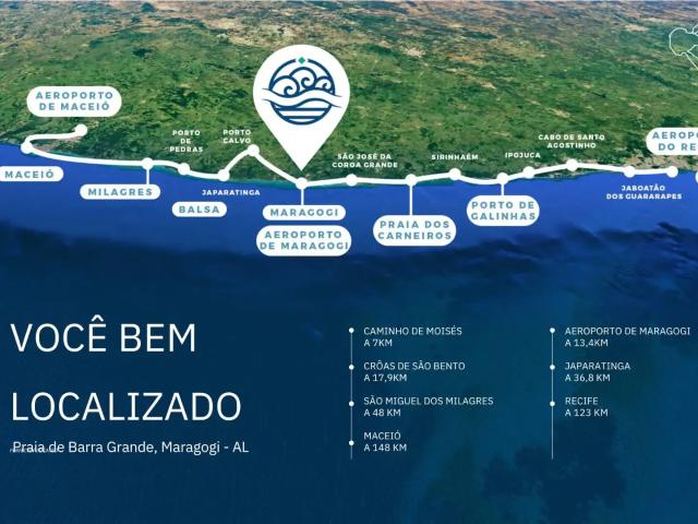 Apartamento para Venda em Maragogi/AL Praia de Ponta de Mangue 1 Quartos