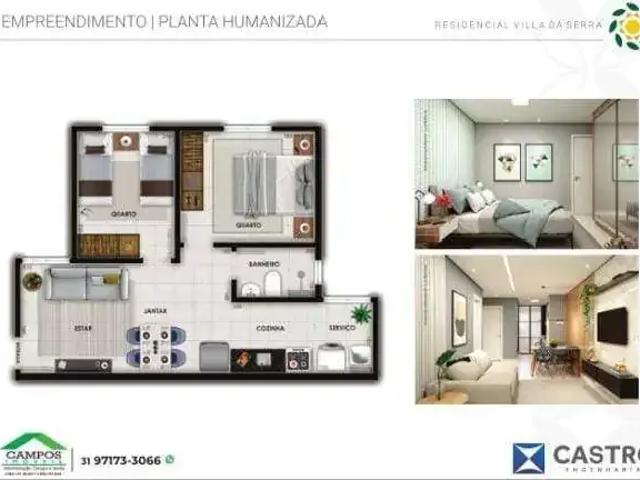 Apartamento para Venda em Mariana/MG Morro Santana 2 Quartos