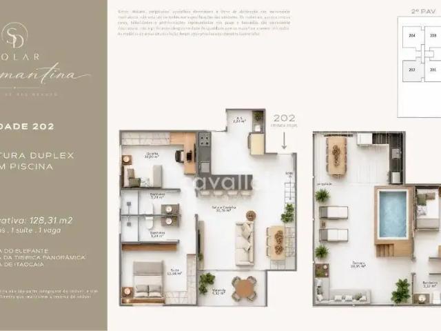 Apartamento para Venda em Maricá/RJ Barroco Itaipuaçu 2 Quartos