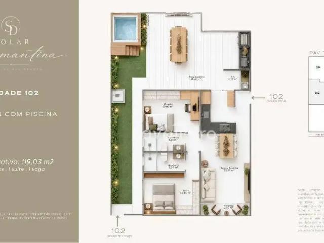 Apartamento para Venda em Maricá/RJ Barroco Itaipuaçu 2 Quartos