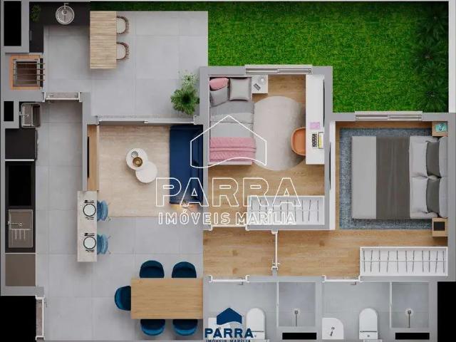 Apartamento para Venda em Marília/SP Lácio 2 Quartos