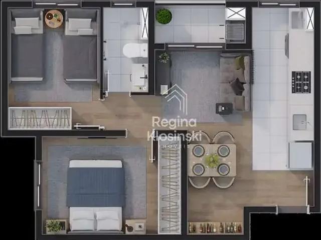 Apartamento para Venda em Maringá/PR Parque Industrial 2 Quartos