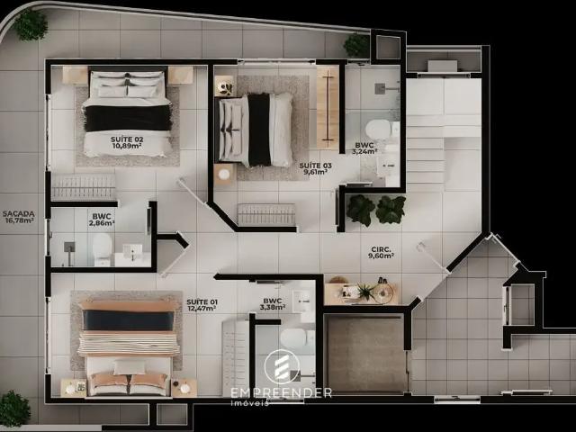 Apartamento para Venda em Matinhos/PR Caiobá 3 Quartos