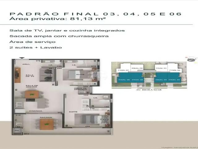 Apartamento para Venda em Matinhos/PR Albatroz 2 Quartos