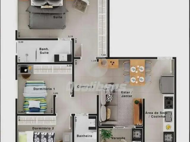 Apartamento para Venda em Mauá/SP Vila Nossa Senhora das Vitórias 3 Quartos