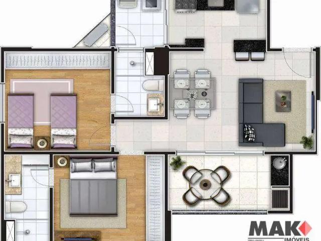 Apartamento para Venda em Mogi das Cruzes/SP Loteamento Mogilar 2 Quartos