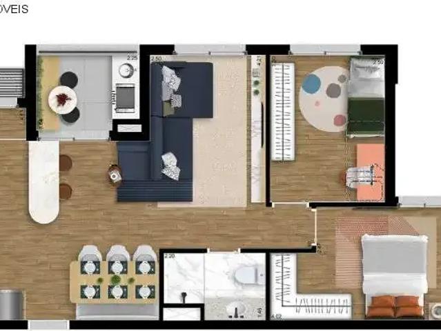 Apartamento para Venda em Mogi das Cruzes/SP Vila Mogilar 3 Quartos
