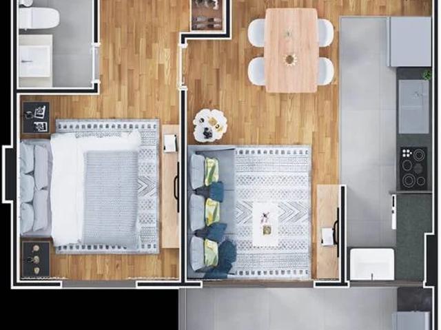 Apartamento para Venda em Mongaguá/SP Vila São Paulo 1 Quartos