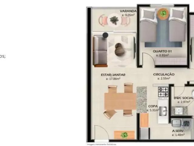 Apartamento para Venda em Natal/RN Ponta Negra 2 Quartos