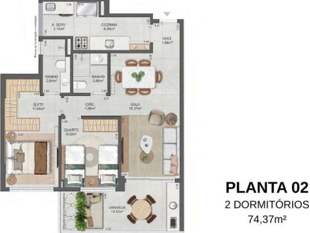 Apartamento para Venda em Niterói/RJ Charitas 2 Quartos
