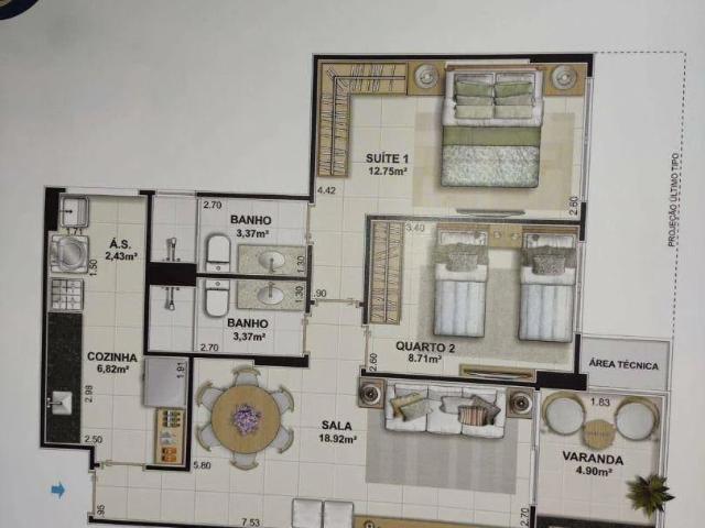 Apartamento para Venda em Niterói/RJ Santa Rosa 2 Quartos