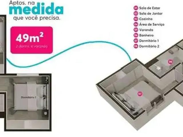 Apartamento para Venda em Nova Odessa/SP Residencial Jardim dos Ipês 2 Quartos