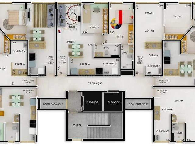 Apartamento para Venda em Olinda/PE Rio Doce 2 Quartos