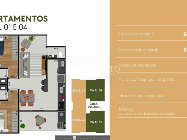 Apartamento para Venda em Atibaia/SP Vila Helena 2 Quartos