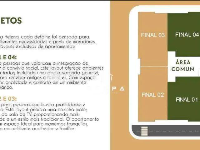 Apartamento para Venda em Atibaia/SP Vila Helena 2 Quartos