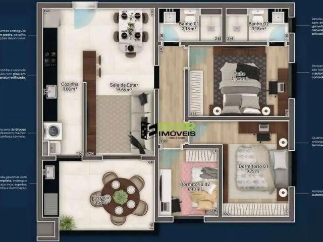 Apartamento para Venda em Atibaia/SP Vila Santa Clara 3 Quartos