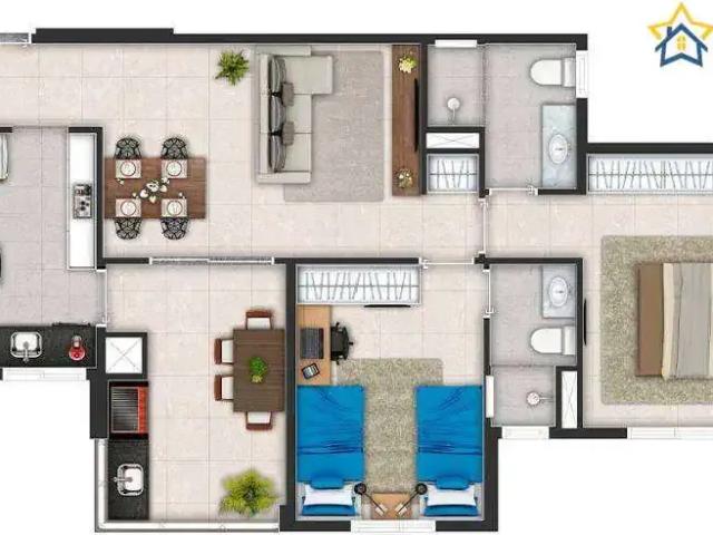 Apartamento para Venda em Atibaia/SP Alvinópolis 2 Quartos