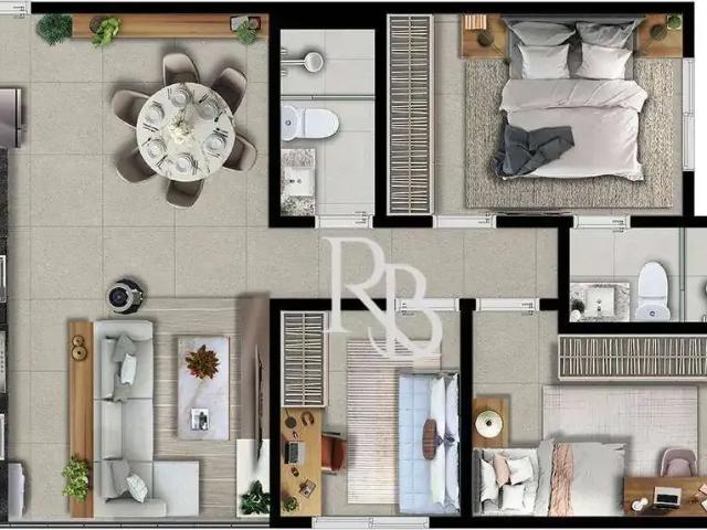 Apartamento para Venda em Atibaia/SP Atibaia Jardim 2 Quartos