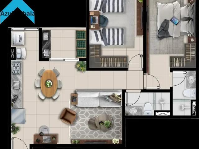 Apartamento para Venda em Atibaia/SP Atibaia Jardim 2 Quartos