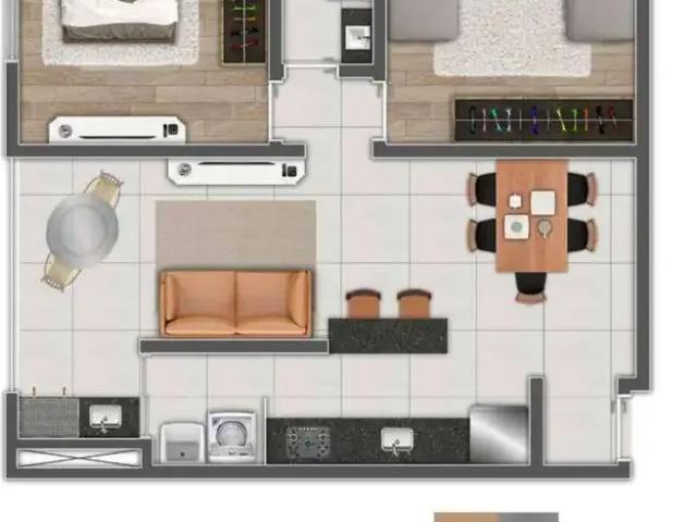 Apartamento para Venda em Atibaia/SP Chácaras Maringá 2 Quartos
