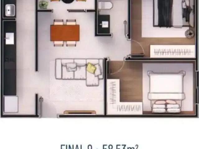 Apartamento para Venda em Atibaia/SP Jardim Brasil 2 Quartos