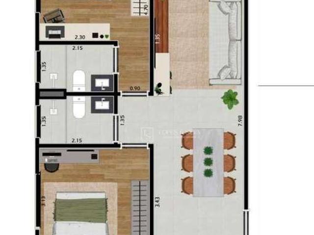 Apartamento para Venda em Atibaia/SP Jardim Paulista 2 Quartos