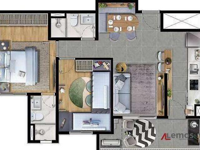Apartamento para Venda em Atibaia/SP Jardim Terceiro Centenário 2 Quartos
