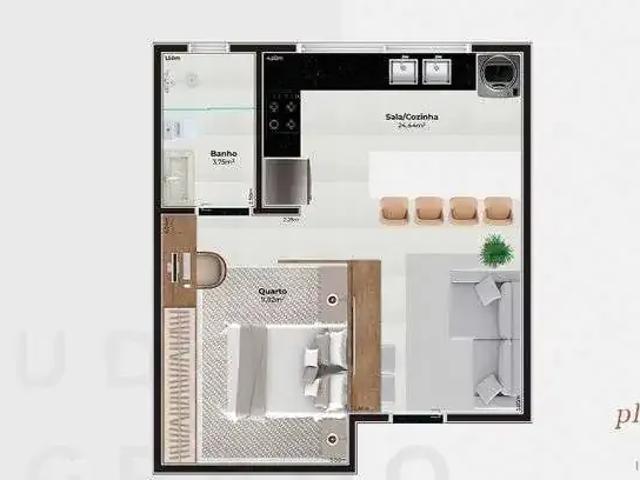 Apartamento para Venda em Anápolis/GO Cidade Universitária 1 Quartos