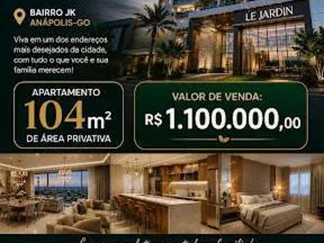 Apartamento para Venda em Anápolis/GO Jundiaí 3 Quartos