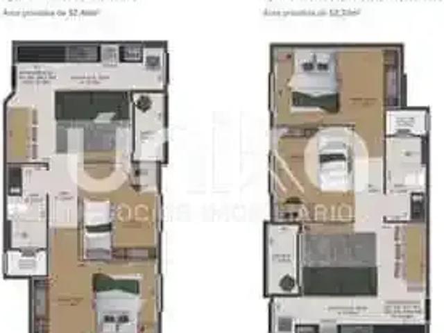 Apartamento para Venda em Araranguá/SC Urussanguinha 2 Quartos