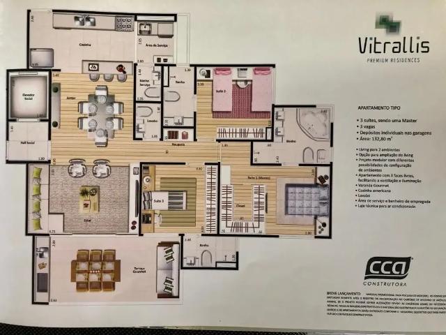 Apartamento para Venda em Araras/SP Centro 3 Quartos