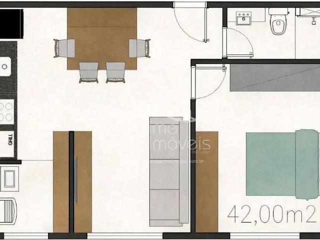 Apartamento para Venda em Arujá/SP Centro 1 Quartos