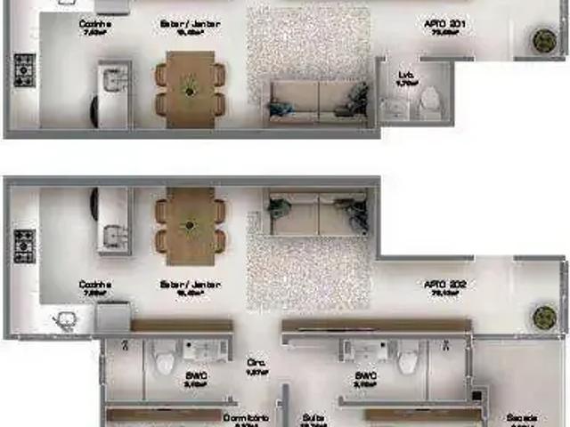 Apartamento para Venda em Balneário Camboriú/SC Nações 2 Quartos