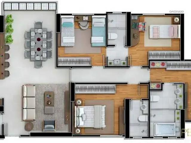 Apartamento para Venda em Balneário Camboriú/SC Centro 4 Quartos