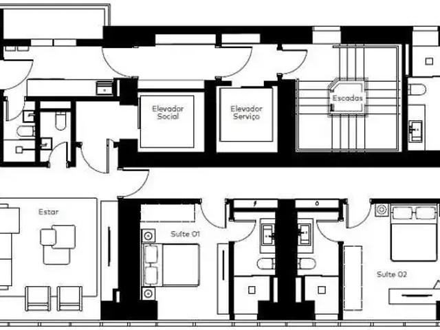 Apartamento para Venda em Balneário Camboriú/SC Centro 4 Quartos